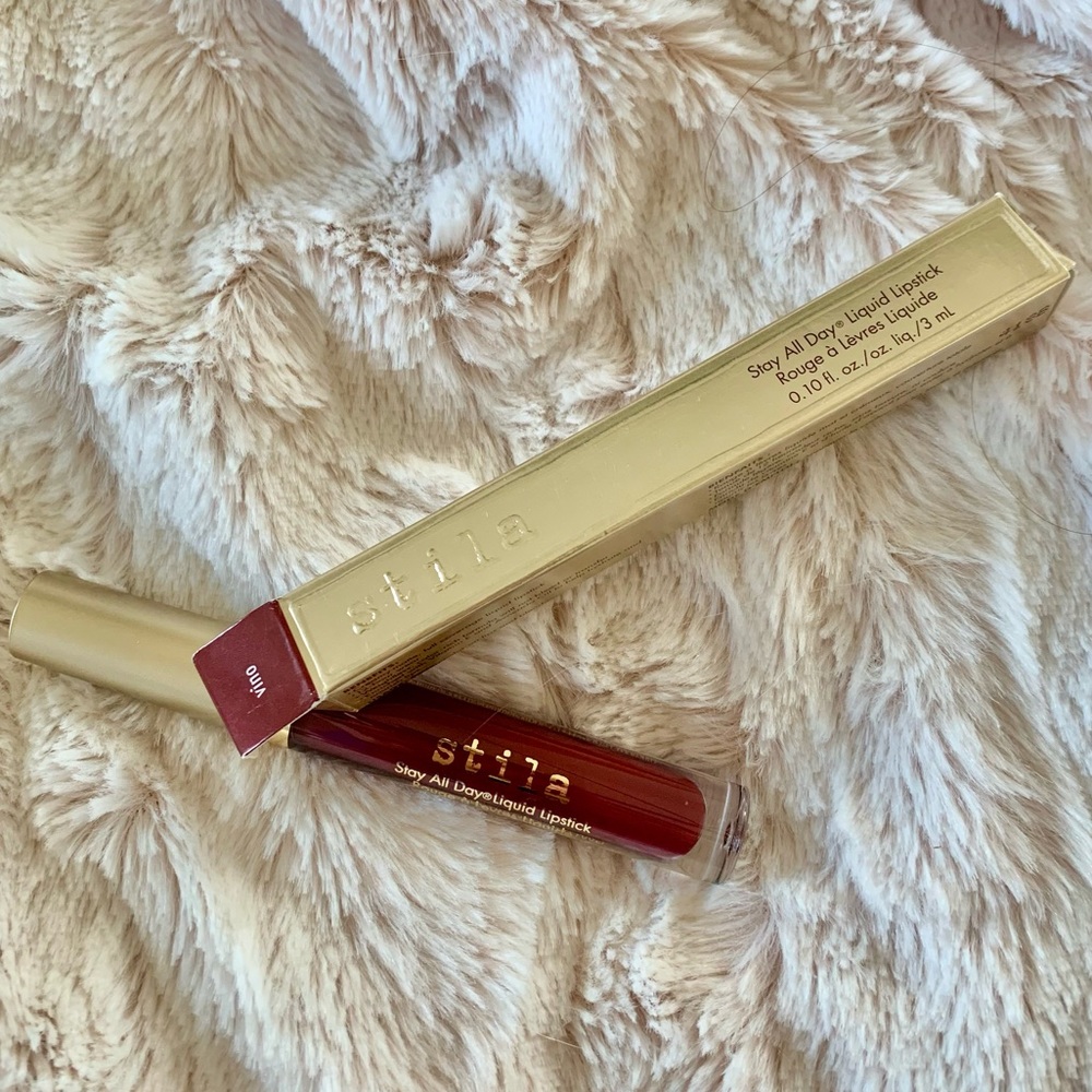 Stila Stay All Day Liquid Lipstick Vino New with packaging